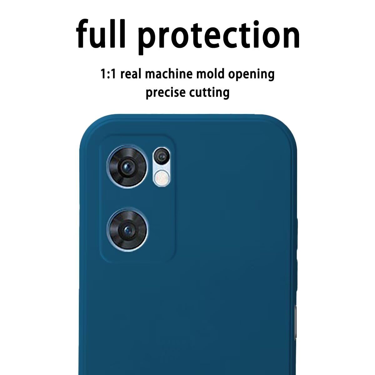 GOKEN Cover per Oppo Find X3 Lite, TPU Silicone Galvanotecnica Phnom Penh Custodia, Soft Rubber Protettiva Case, Antiurto Antiscivolo Protezione Shell, Nero