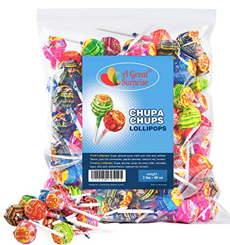 Chupa Chups Lollipops Assorted Flavors 3 Lb Bulk Candy 48 Oz Buy Online In Japan At Desertcart Jp Productid 21905674