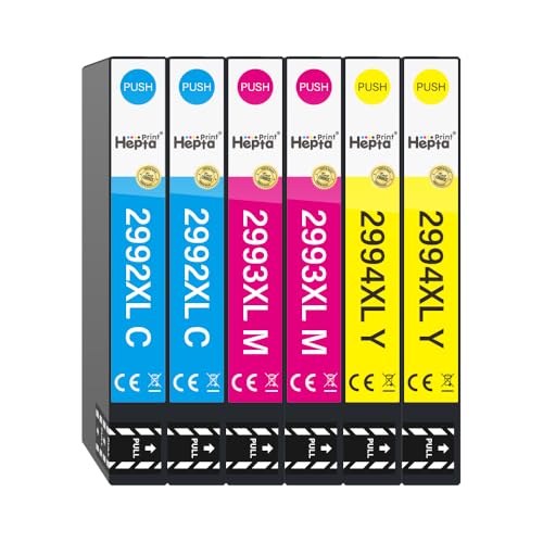 29XL Druckerpatronen Kompatibel für Epson 29 XL Patronen für Expression Home XP-352 XP-342 XP-332 XP-235 XP-245 XP-255 XP-335 XP-345 XP-355 XP-432 XP-435 XP-442 XP-445 XP-452 (2 Cyan,2 Magenta,2 Gelb) 29XL Druckerpatronen Kompatibel für Epson 29 XL Patronen für Expression Home XP-352 XP-342 XP-332 XP-235 XP-245 XP-255 XP-335 XP-345 XP-355 XP-432 XP-435 XP-442 XP-445 XP-452 (2 Cyan,2 Magenta,2 Gelb)