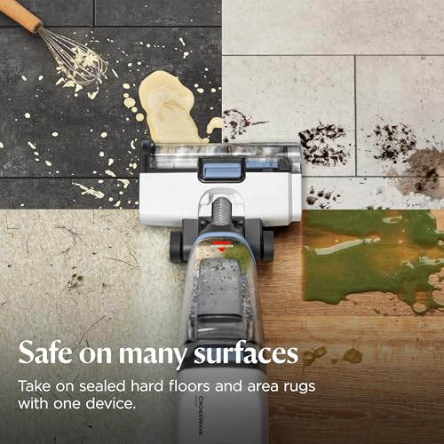 Image of Bissell CrossWave Edge Zero-Gap Wet Dry Vacuum Mop, 4111A