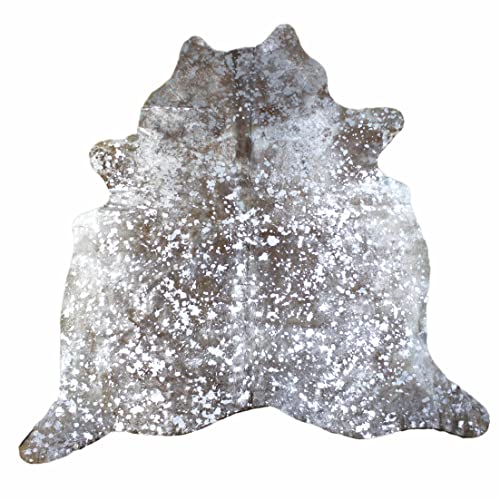 Zerimar Alfombra Piel de Vaca Natural | Medidas: 210x215 cm 3,33M2 | Alfombra Salón...