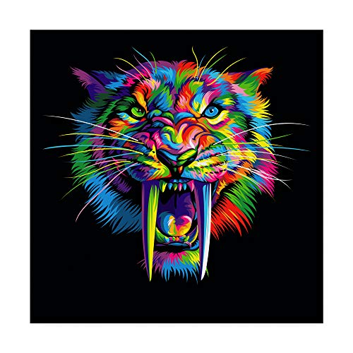 Trademark Fine Art Bob Weer 'sabretooth' Canvas Art