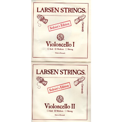 Amazon | ラーセン ソリスト AD線 チェロ弦 セット Larsen Soloist