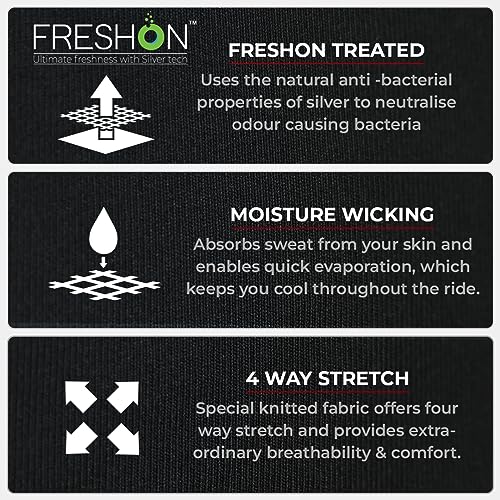 Image of ViaTerra Base Layer TOP (B100 Series) | Anti-Odor, Breathable, Easy Stretch, Quick Dry | Stay Sweat-Free on Your Motorcycling, Running, and Cycling Adventures |