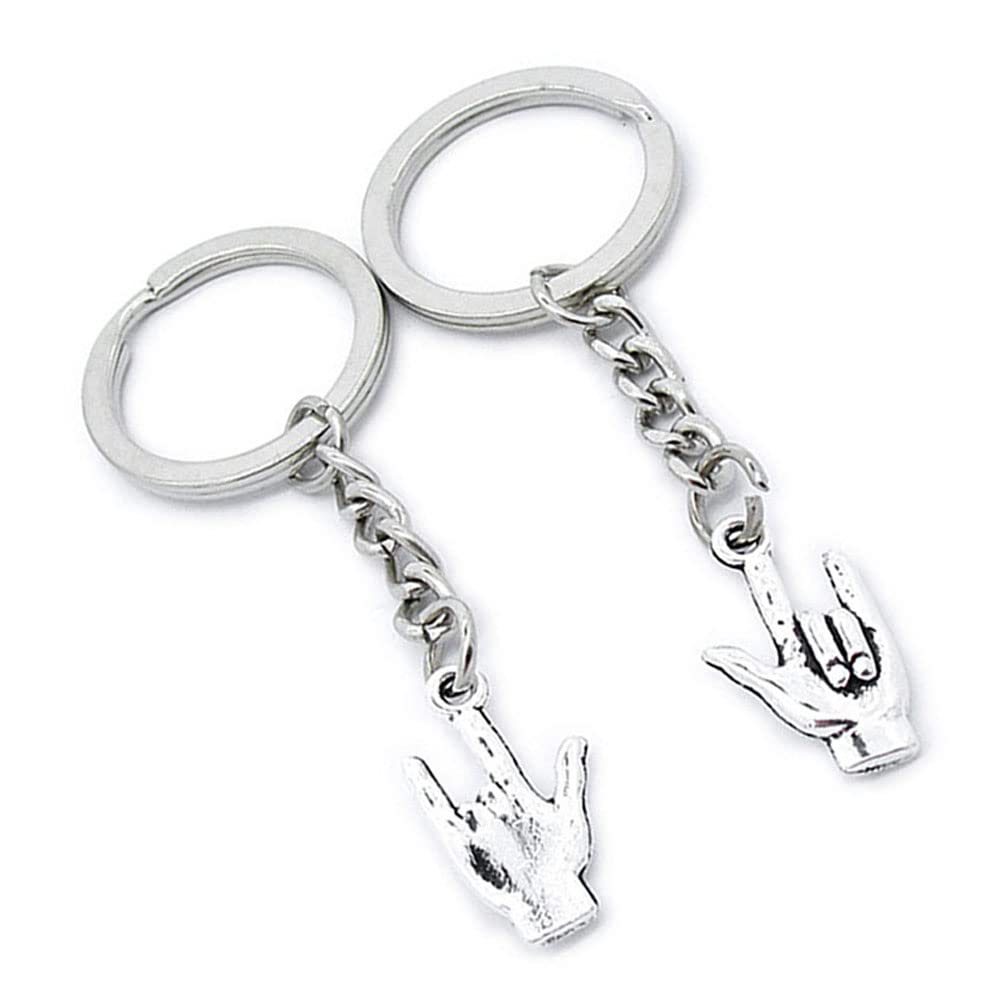 確認♡キーリング Amazon.com: 100 Pieces Keychain Keyring Door Car Key Chain Ring