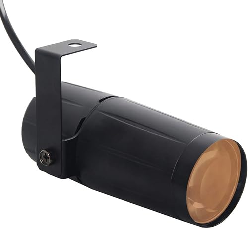 Mini portátil 3W solo color LED Pinspot Beam lámpara paisaje proyectores DJ show etapa iluminación LE-M02 WarmWhite