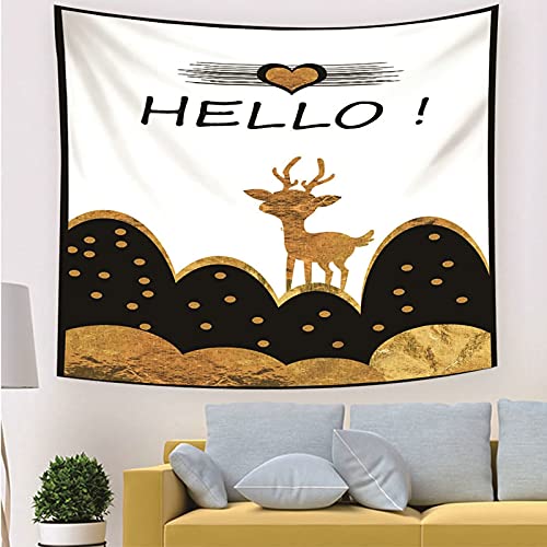 Tapiz de pared de poliéster KnSam lavable y resistente, decoración moderna de 150x130 cm 5