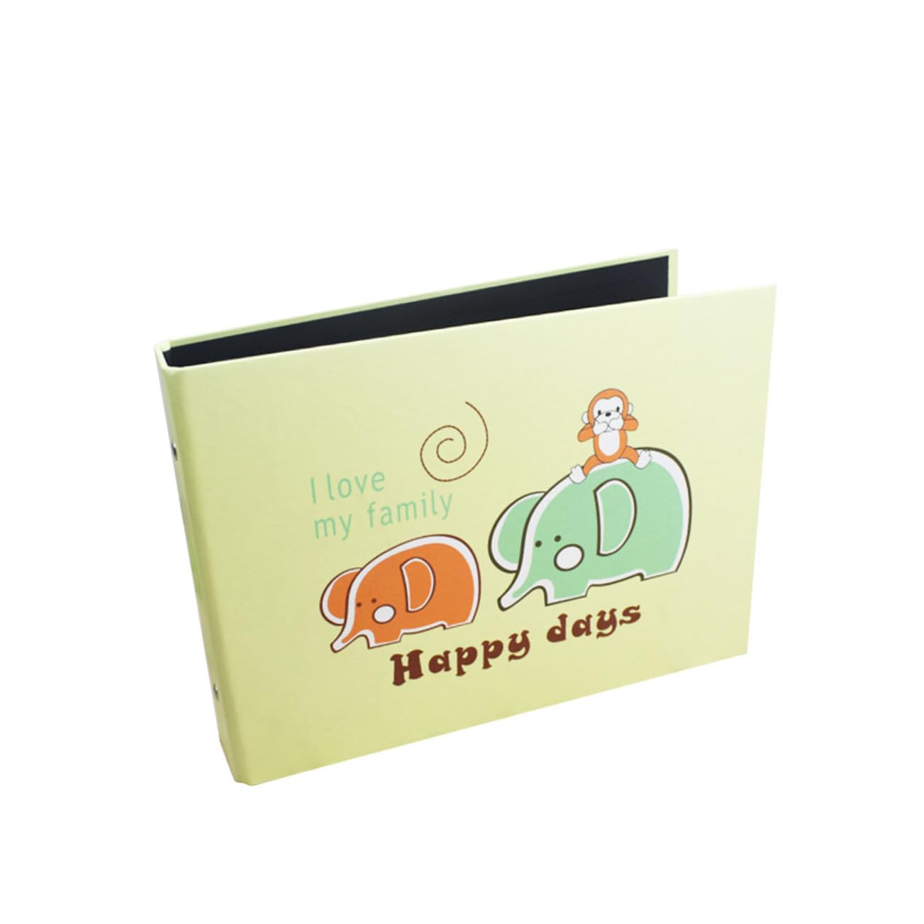 ERINGOGO 1pc Elephant Pattern Album Cute Commemorative Photo Album Commemorative Book All Memory Book for Photo Diy Green