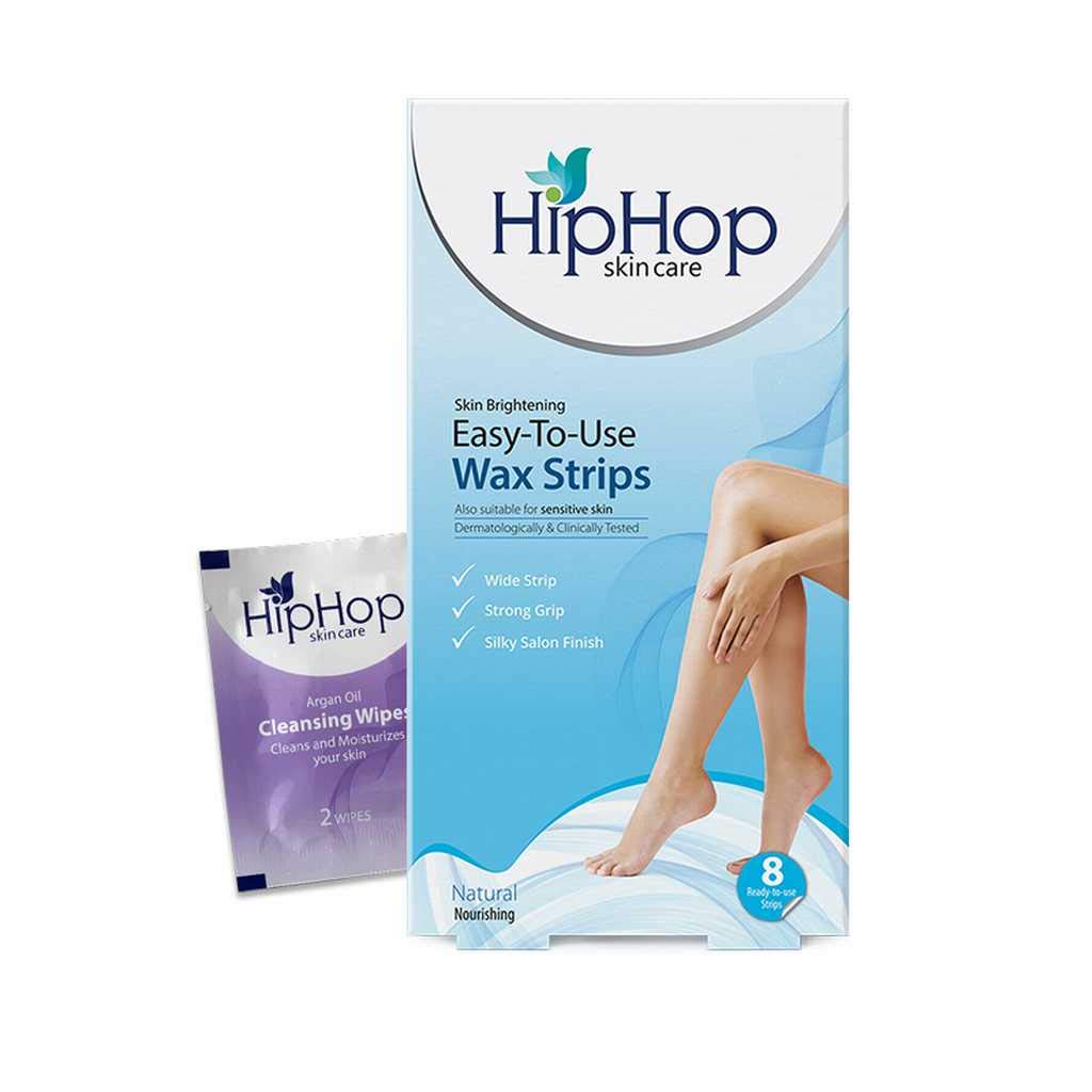 Hiphop Skincare Body Wax Strips With Argan Oil - Natural 16 Strips (Pack Of 2) - Image 3 thumbnail