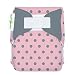 bumGenius All-in-One Newborn Cloth Diaper - Fits Babies 6 to 12 pounds (Ballet)