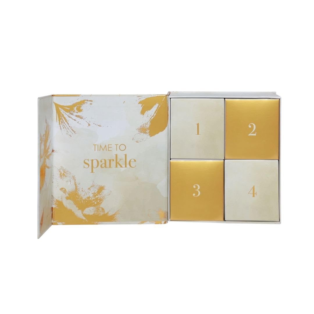 Heideman Adventsbox Gravur Damen Gold personalisierbar | Schöne individuelle Geschenkidee zu Weihnachten für Mama oder beste Freundin, hautfreundlich und nickelfrei