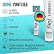 flint Med Narbengel – Narbensalbe mit integriertem Narbenroller, macht Narben geschmeidiger und glatter, für frische und alte Narben, vegan, transparent und hautpflegend, 17 ml