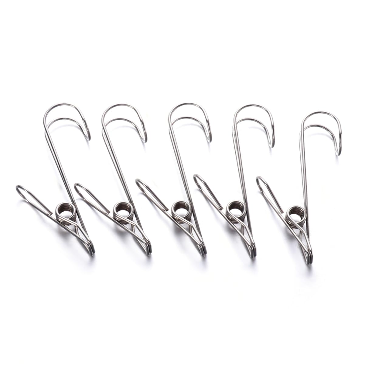 MAGICLULU 30pezzi Mollette Inossidabile Per Abbigliamento e Biancheria Clip Multifunzionali Per Asciugatura Resistenti e Antiscivolo Per Camicie e Coperte