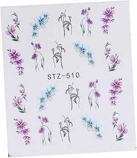 FRCOLOR 1 Folha De Adesivo De Gel Para Unhas Adesivos De Arte Para Unhas Adesivos Para Unhas Decalques Para Unhas Femininas Adesivos Para Unhas De Primavera Adesivos Para Unhas