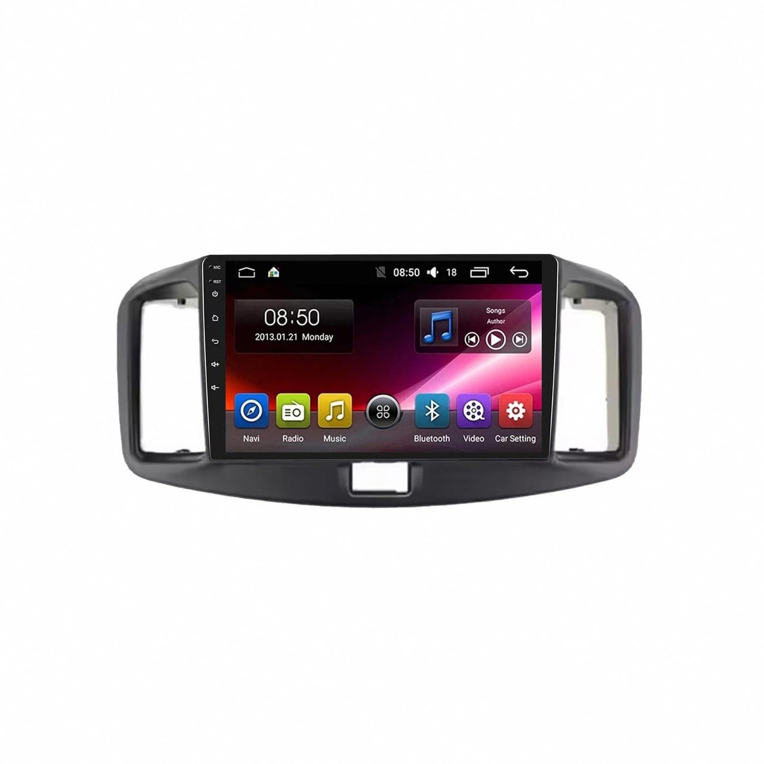 Car Stereo Carplay Radio de Coche para Daihastu Mira 2013-2017 Soporta Bluetooth, Control Volante, USB, WiFi, 4G, Mirror-Link, GPS Navegador/Radio FM, 4 Nuclear 1G+32G