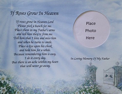 Buy In Memory Of HER If Roses Grow In Heaven Memorial Poem For Loss Of 