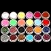 Morovan Acrylic Powder Nail Kit, Shiny Glitter Nail Art Decoration Set Acrylic Nail Tools