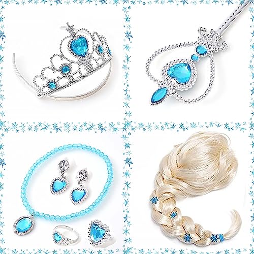 G.C CL007230H Girls Elsa Frozen Dress Costume Princess Dress Up Clothes thumb #3