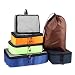 amelleon 6 Set large capacity ultralight Packing Cubes, Travel Organizer, with travel laundry bag and shoes bag