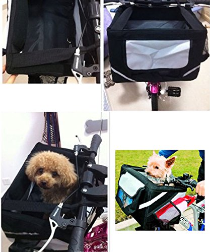 Pet Bicycle Basket Carrier