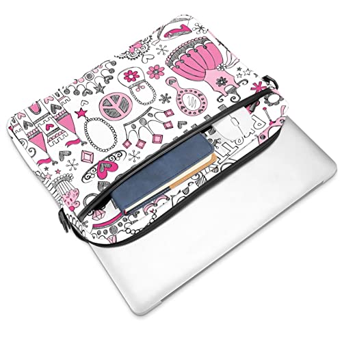 Sac de maquillage avec miroir pour ordinateur portable 13 à 14.5 pouces
