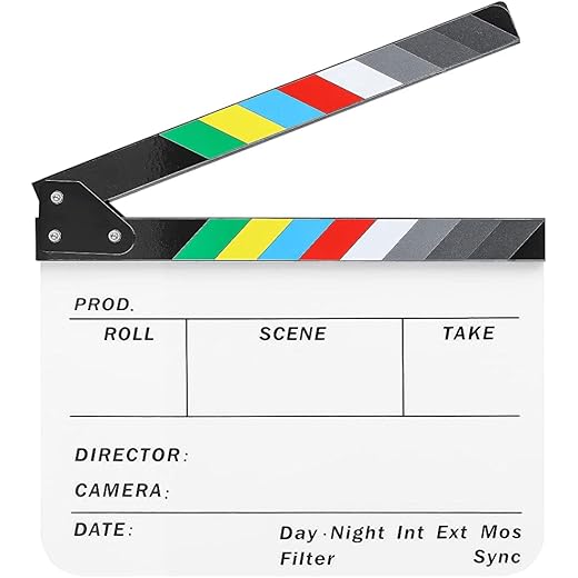 Movie Clap Board Stage Prop 10x12