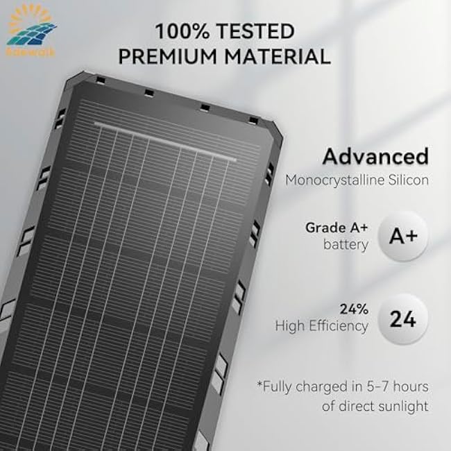 5000W Solar Lights Outdoor - 7000K LED Solar Street Lights Outdoor with Motion Sensor and Remote Control, IP66 Waterproof, Dusk to Dawn for Yard, Patio, 2 Pack