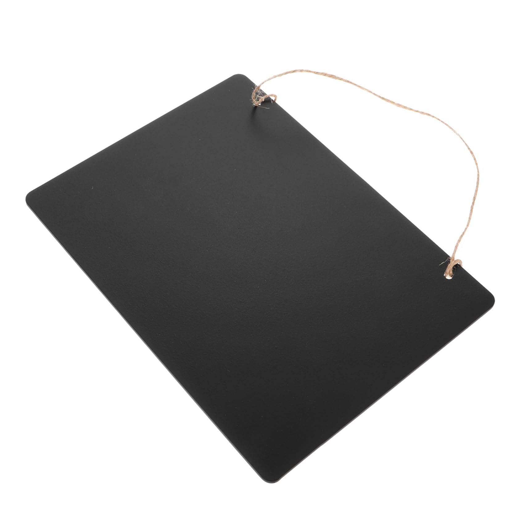 DOITOOL 8 Piezas Tablero de Mensajes Doble Cara de Madera con Cuerda para Colgar Pizarra Borrable y Reutilizable para Decoración de Paredes y Anuncios o Eventos