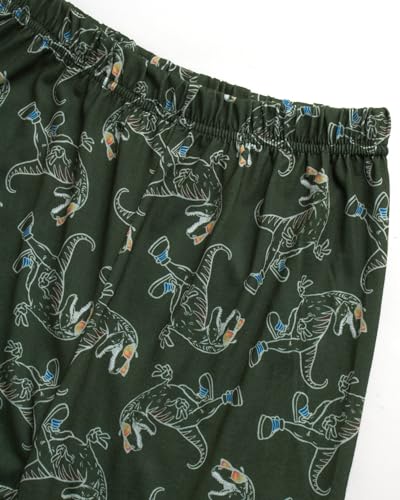 Quad Seven Boys Pajamas Set - 2 Piece Henley Sleep Shirt Lounge PJ Boys Pajama Pants for Kids Sleepwear (Sizes: 8-18)4