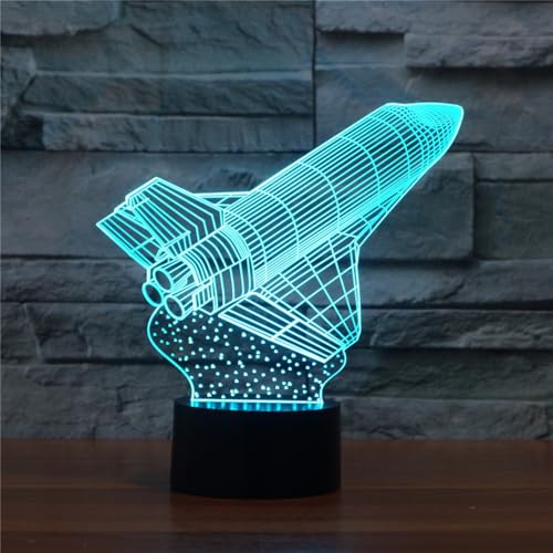Lámpara de Mesa 3D Ilusión Espacial con Control Remoto miniatura 3