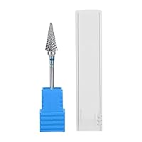 Vista 1 de Broca de manicura de acero de tungsteno para arte de uñas, brocas eléctricas para manicura y pedicura, cabeza de molienda, herramientas de arte