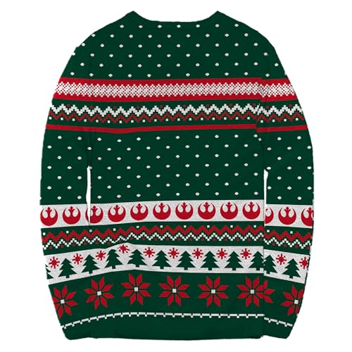Star Wars Millennium Falcon Fair Isle Christmas Sweater - Image 2
