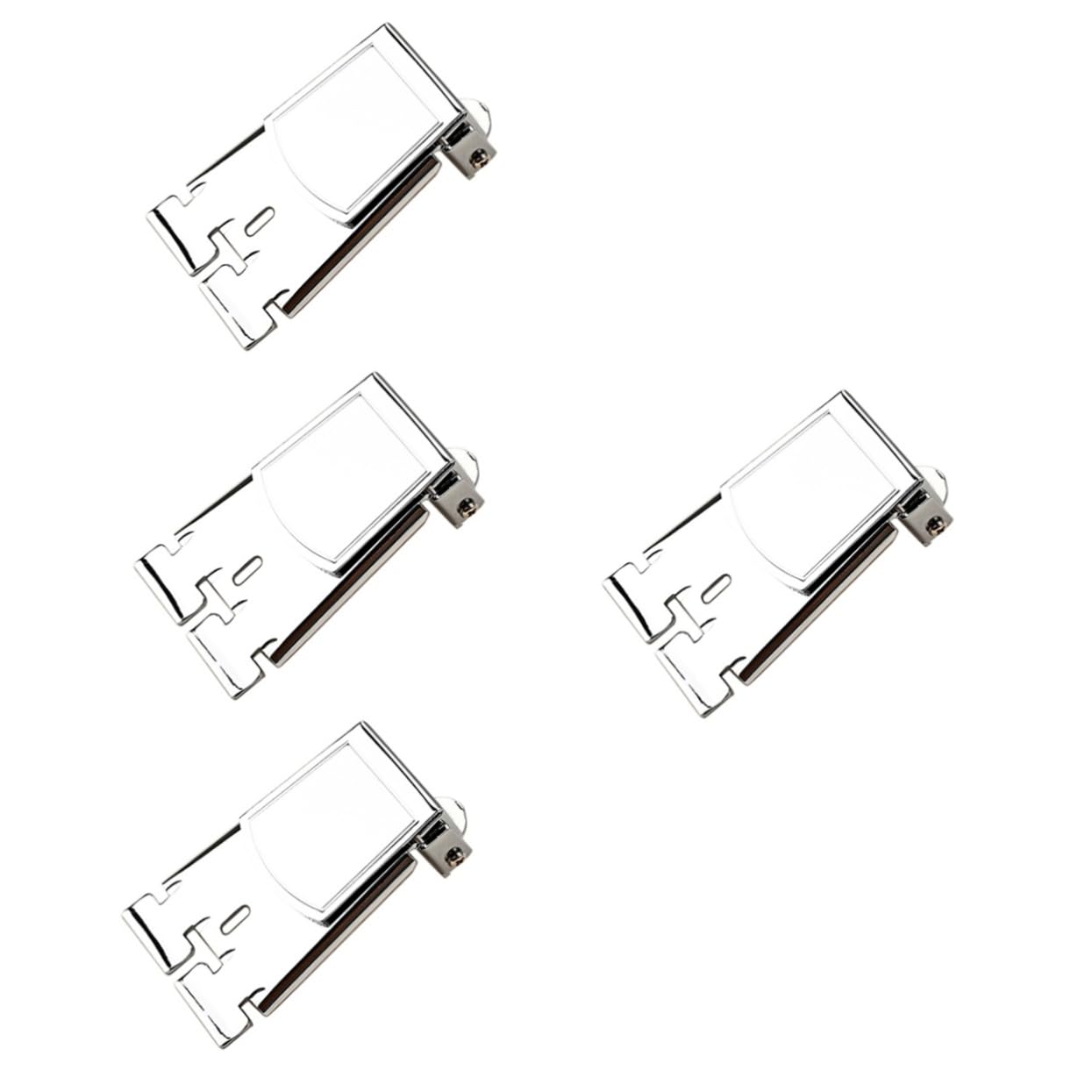 4stücke Saitige Banjo Saitenhalter Aus Hochwertigem Metall Chromfarbener Banjo Tailpiece Installieren Und Langlebig Für Musikliebhaber