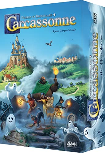 Asmodee Carcassone - Sombras y Niebla - De 1 a 5 Jugadores - 8 Años y Más