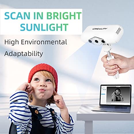 Image of 3IDEA CR Scan Lizard Premium 3D Scanner, Up to 0.05mm Accuracy, 10 FPS Scan Speed, Supporting Turntable /Handheld /Combination Use Modes for 3D Printer