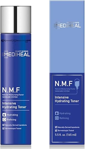 MEDIHEAL N.M.F - Tónico hidratante intensivo, marca coreana No.1 para el cuidado de la piel, 5.5 onzas líquidas (5.6 fl oz) Tónico estimulante ultra