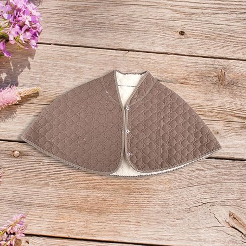 Warm Shoulder Shawl Cape Keep Warm Thermal Quilted Autumn Winter Shoulder Cover4