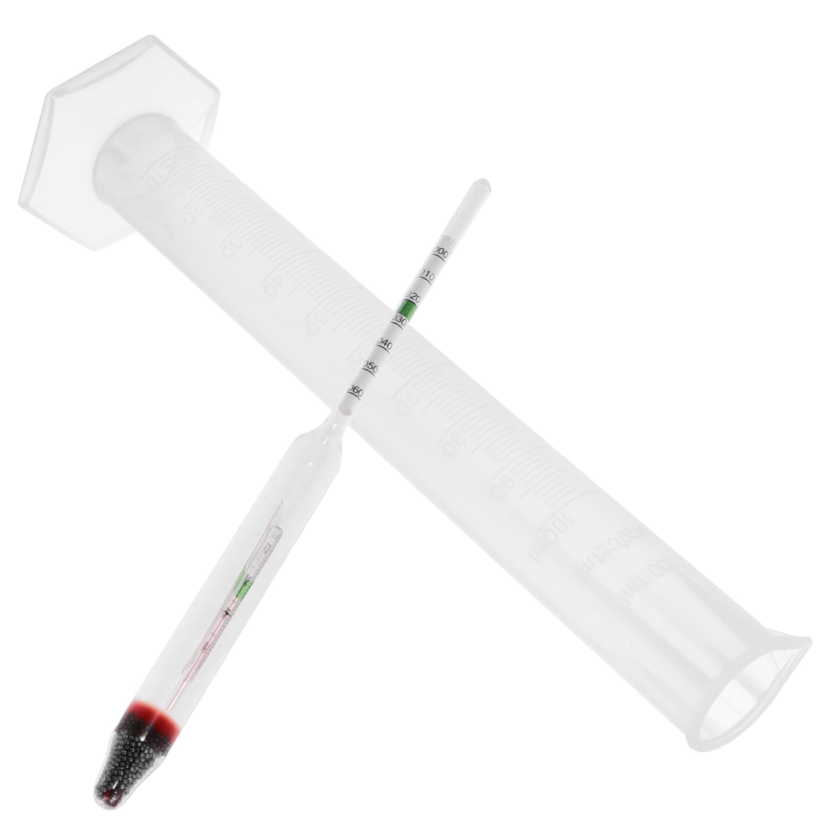 SOLUSTRE 4sets Densitometro Per Acquario Strumento Di Misura Della Salinità Kit Completo Per Acquacoltura e Pesca Include Graduato Per Ambienti Marini e Acquari