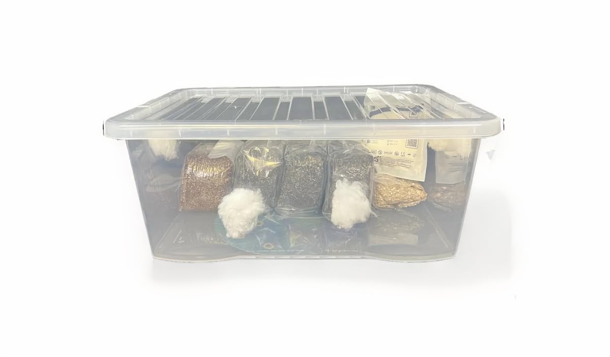 Kit MonoTub 45L - Kit de cultivo de hongos para principiantes y expertos | Hasta 1 kg de hongos frescos de todos los descargas | The High Grain Company