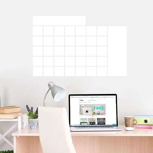 Miniatura 3 de Sweetums Signatures Dry Erase Calendar Wide Wall Decal 36" Wide x 23" Tall