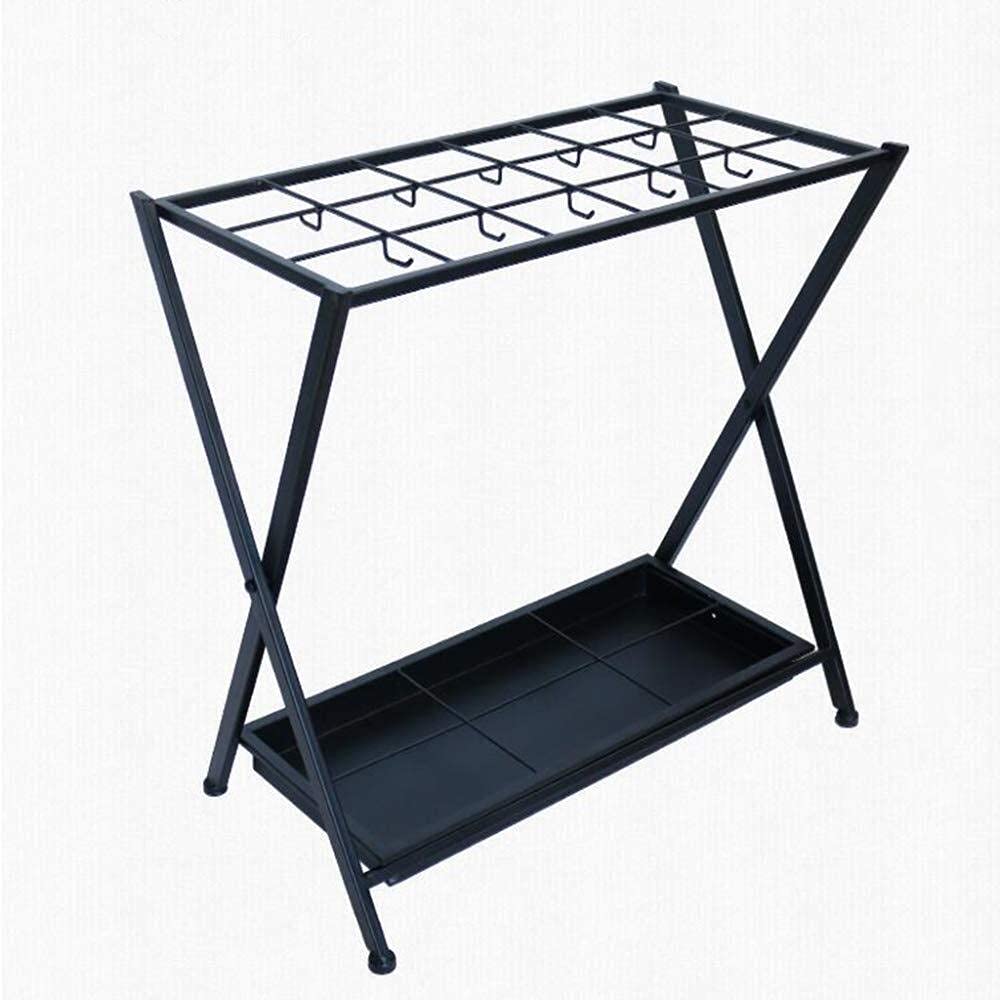 Porte-parapluie pliable et bac d'égouttement pour ne plus mouiller le sol du salon