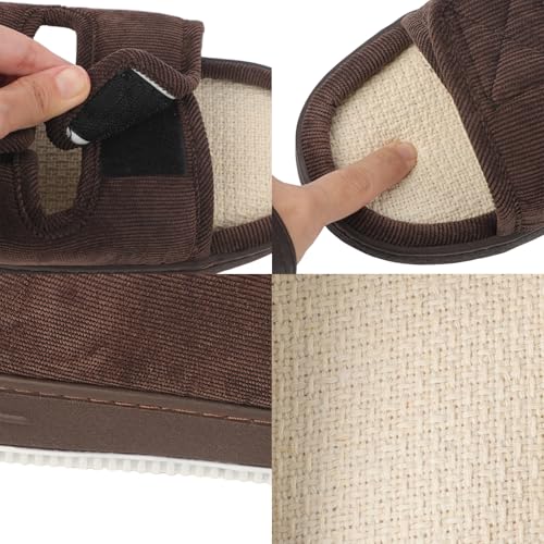 OhMill Open Toe Shoes Men Diabetic Sandals Mens Open Toe Slippers Mens Diabetic Slippers House Slipper House Shoes Men2