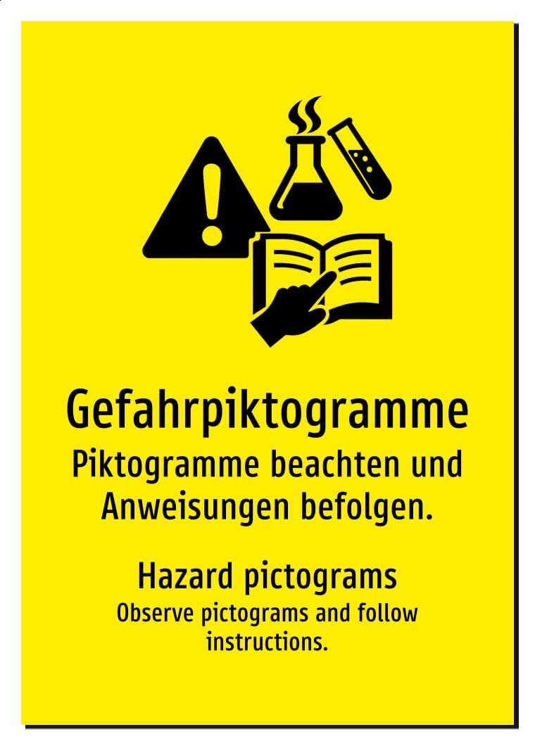 50443-DEEN-S-07 | Gefahrpiktogramme Schild/Aufkleber | Deutsch
