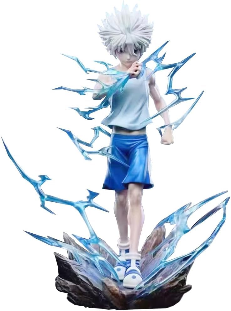 Figurine Killua Zaoldyeck Xinnice - 34 Cm, Assise - Anime Hunter X Hunter - Collection, Décoration - PVC