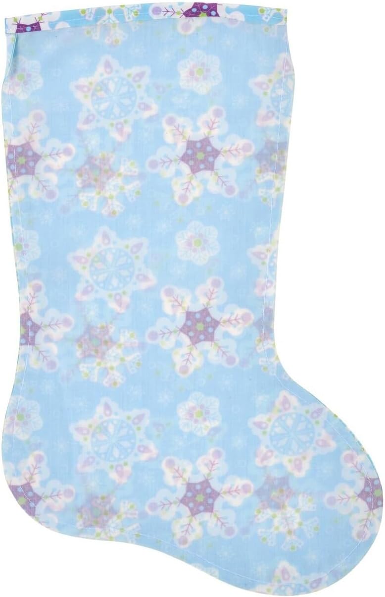 Bucilla Snowflakes Stocking Liner, 18" Pre-Sewn Insert Perfect for Holiday DIY Arts and Crafts Projects, 89673E