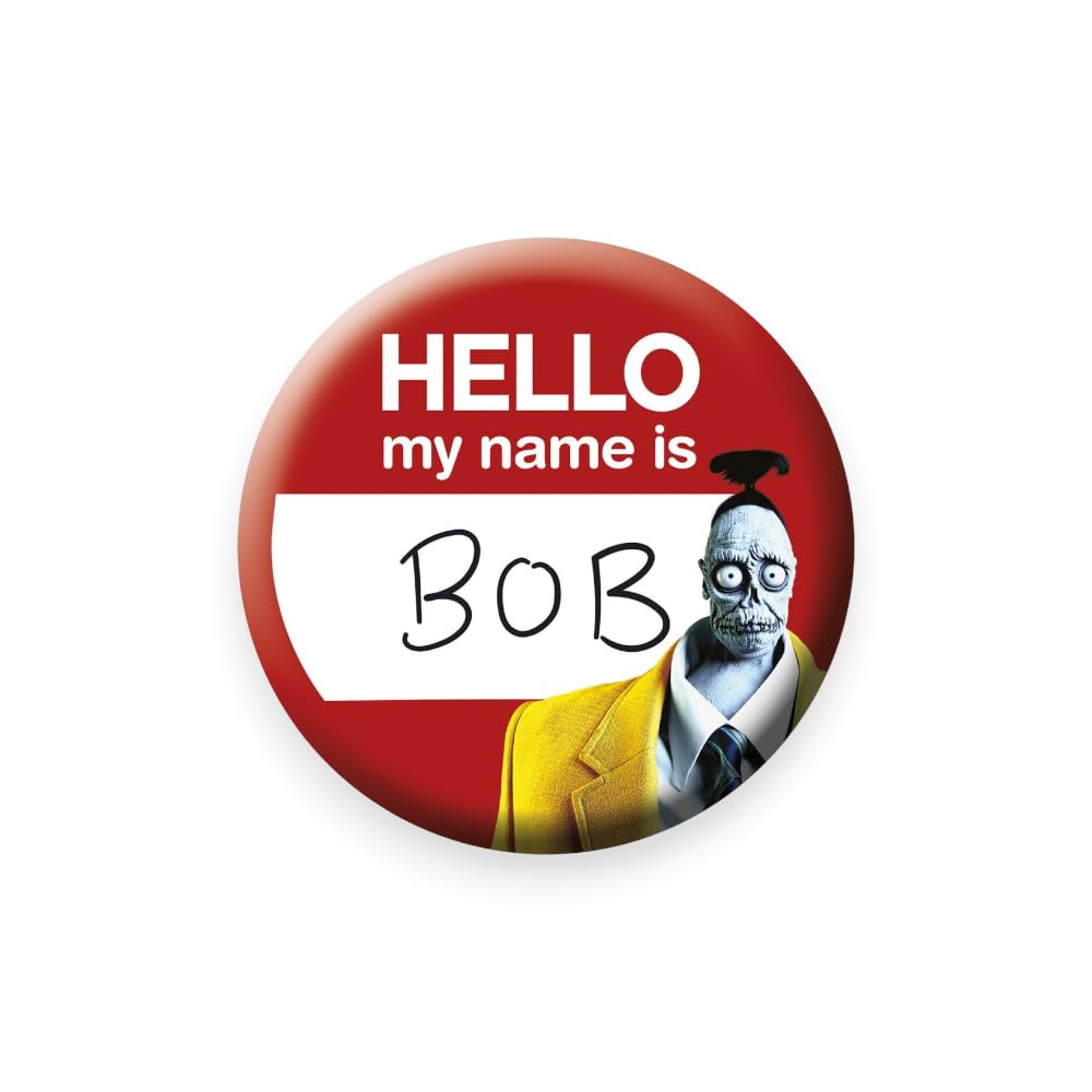 Pyramid International Beetlejuice 2 Hello My Name Is Bob Button Badge 25mm