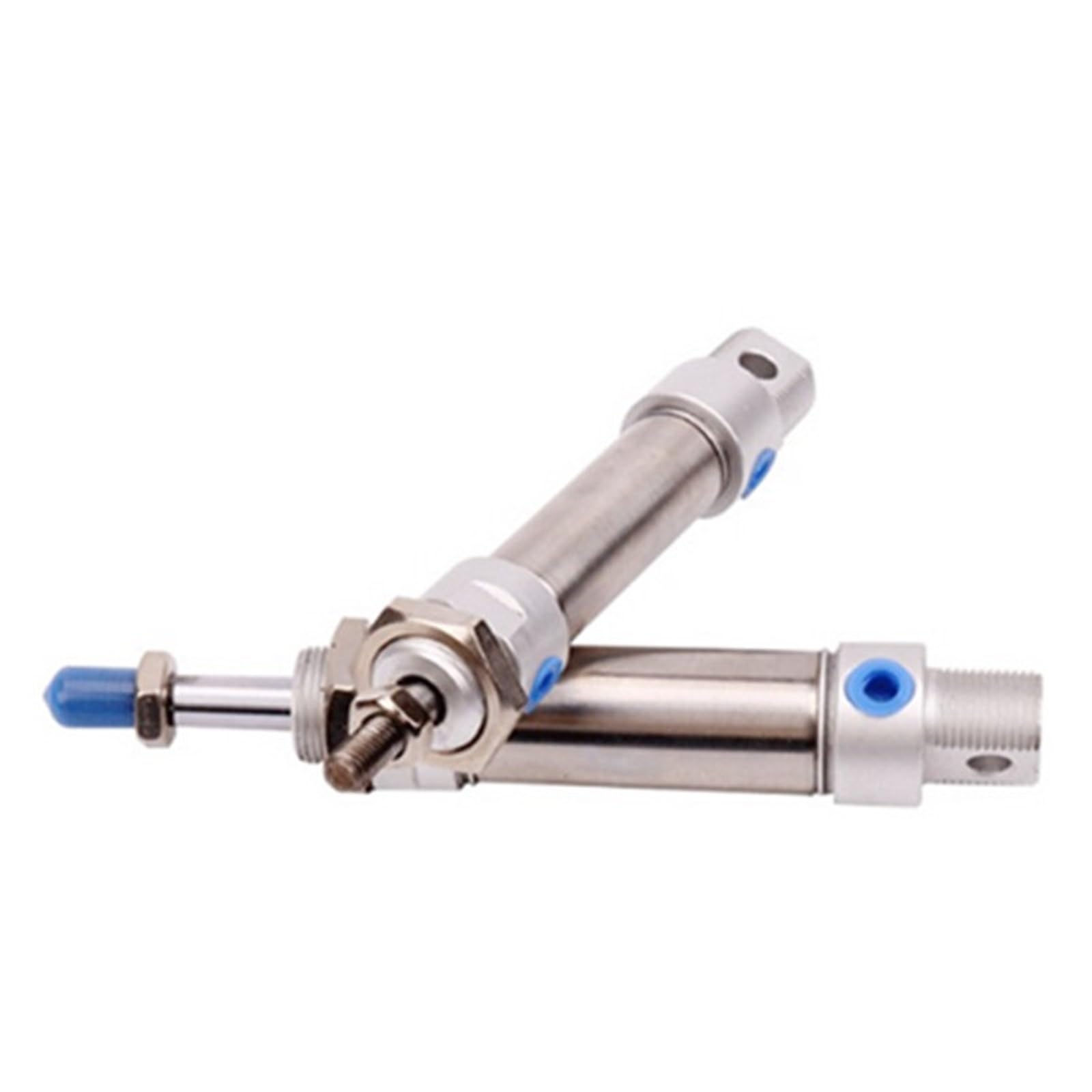 Cilindro neumático MA16 en acero inoxidable de alta resistencia y carrera variable de 10 a 400 mm