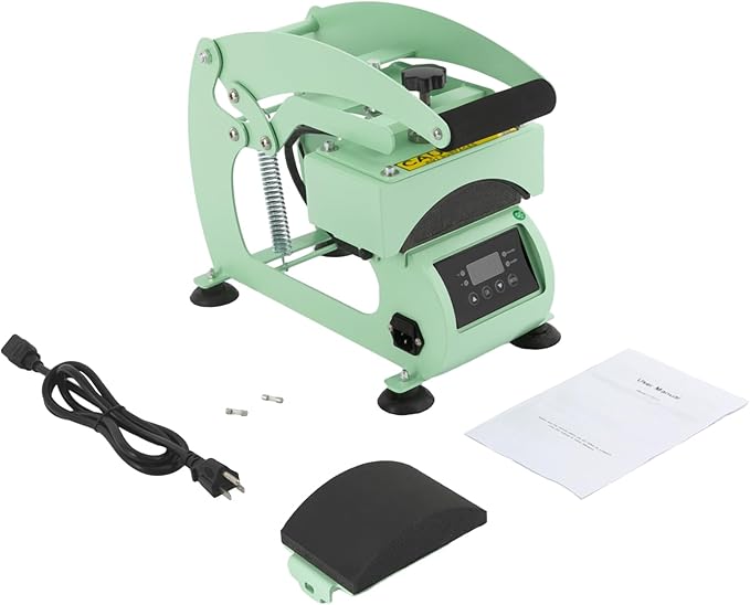 Prensa Térmica para Gorras 2 en 1 con Temporizador y Control de Temperatura, 500W miniatura 9