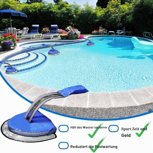 dellyy Ausstiegshilfe Pool für Tiere, Pool Ausstiegshilfe Tiere, Schwimmende Rampe Rettungen, Tierrampe Kleintier Swimming Fluchtrampe(1 Stück)