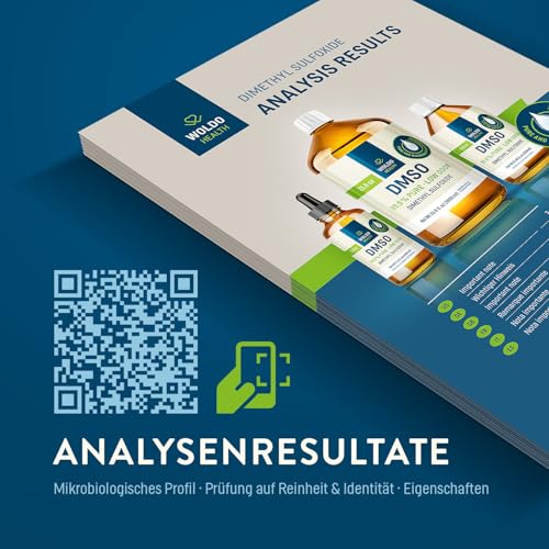 DMSO Pharma Qualität mit Pipette & Tropfverschluss - 99,9% Dimethylsulfoxid 100ml